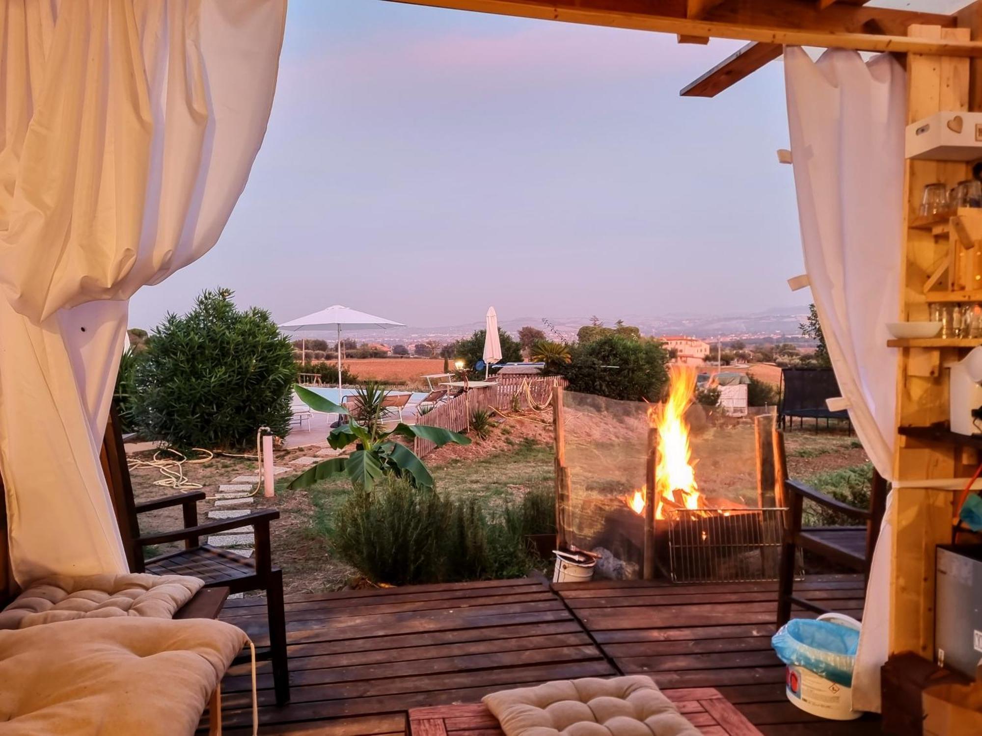 Agriturismo Rosa Antica Monte San Vito Ngoại thất bức ảnh